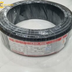 Dây điện lõi đơn mềm Cadisun 1x 4mm2 màu đen