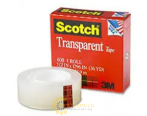 Băng keo 1 mặt 3M 600 Scotch Transparent