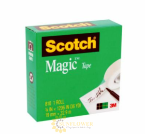 Băng keo 1 mặt 3M Scotch Magic 810