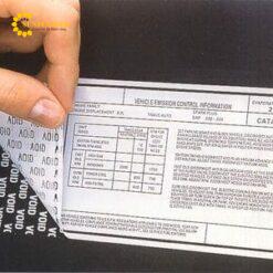 3M™ Void Polyester Durable Label Material FMV02