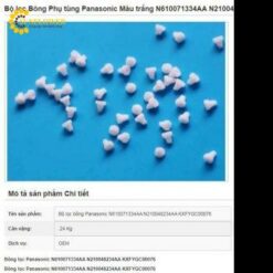 Bộ lọc bông phụ tùng Panasonic màu trắng N610071334AA