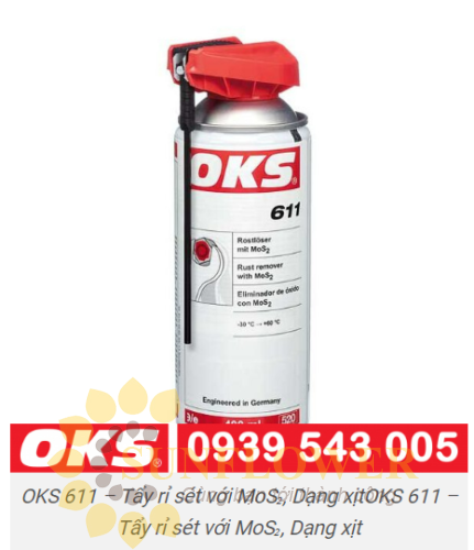 OKS 611 – Tẩy rỉ sét với MoS₂, Dạng xịt