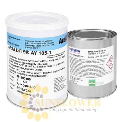 Keo Epoxy hai thành phần Araldite AY 105-1 with Hardener HY 953 F