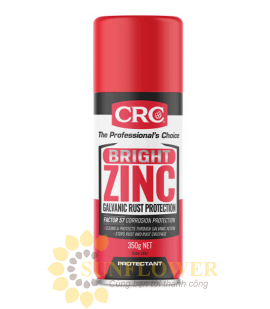 Bình xịt chống gỉ CRC BRIGHT ZINC (2087)