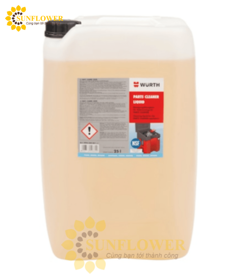 Dung dich tay rua Wurth Parts Cleaner Liquid SUC RUA THIET BI 25L