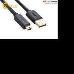 Cáp USB 2.0 To USB Mini 1m Mạ Vàng Ugreen 10355 Chính Hãng