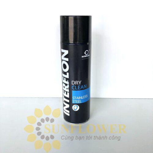 Interflon Dry Clean Stainless Steel (aerosol)- Xịt Thép không gỉ