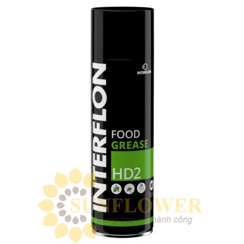 Interflon Food Grease HD2 (aerosol)- Xịt mỡ thực phẩm HD2