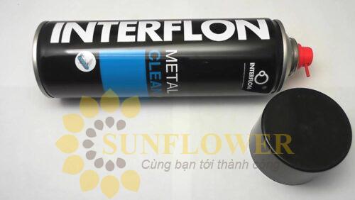 Interflon Metal Clean (aerosol)- Xịt tẩy rửa kim loại