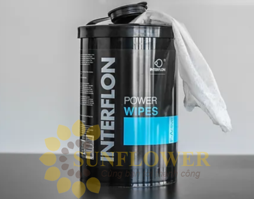 Interflon Power Wipes- Khăn lau tẩy rửa mạnh