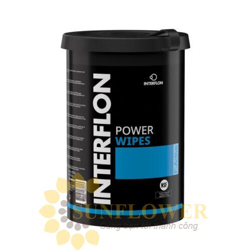 Interflon Power Wipes- Khăn lau tẩy rửa mạnh