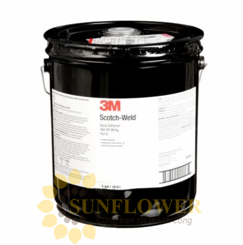 KEO CƯỜNG LỰC CAO EPOXY 3M SCOTCH-WELD 460NS, TRẮNG ĐỤC, PHẦN B