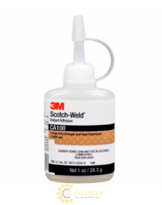 Keo Dán Nhanh 3M Scotch-Weld Instant Adhesive CA100, Màu Trong