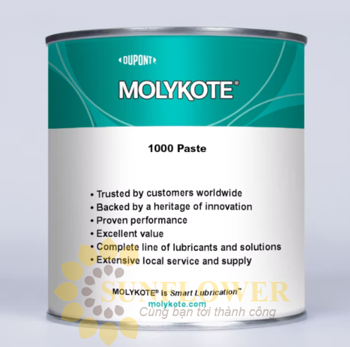 MOLYKOTE 1000 Paste (1kg/hộp) Mỡ bôi trơn chống kẹt