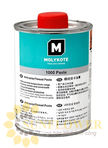 MOLYKOTE 1000 Paste (1kg/hộp) Mỡ bôi trơn chống kẹt