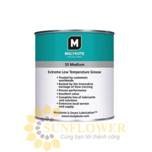 MOLYKOTE 33 Medium Extreme Low Temperature Grease - Mỡ bôi trơn chịu nhiệt cực thấp