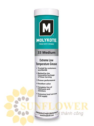 MOLYKOTE 33 Medium Extreme Low Temperature Grease - Mỡ bôi trơn chịu nhiệt cực thấp