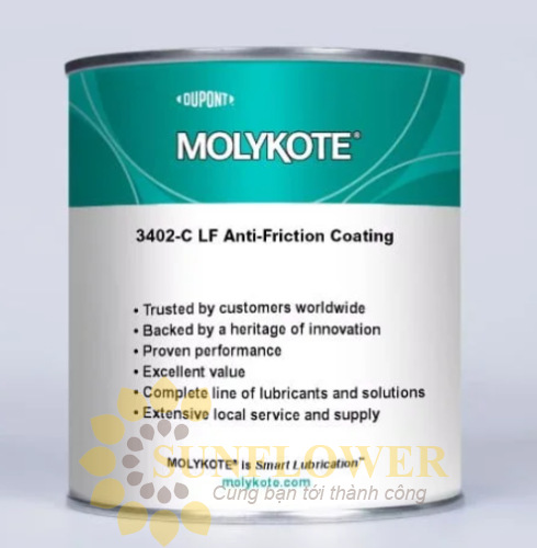 MOLYKOTE 3402-C LF Anti-Friction Coating - Lớp phủ chống ma sát