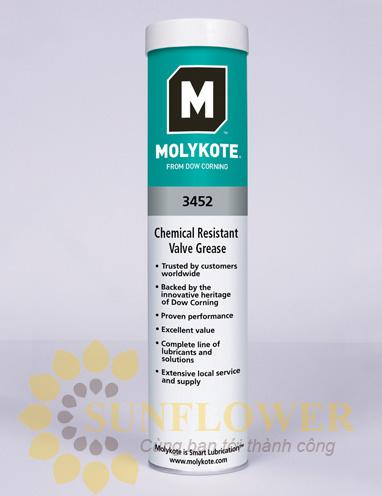 MOLYKOTE 3452 Chemical Resistant Valve Grease - Mỡ bôi trơn van kháng hóa chất