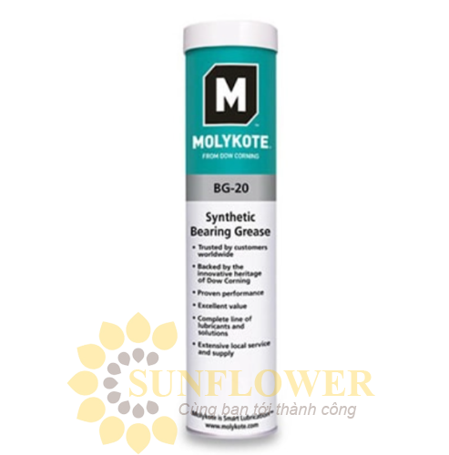 MOLYKOTE BG-20 Synthetic Bearing Grease - Mỡ tổng hợp bôi trơn bánh răng