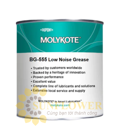 MOLYKOTE BG-555 Low Noise Grease - Mỡ độ ồn thấp