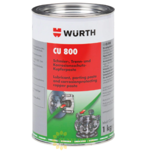 Mỡ Bò Đồng Bôi Trơn Chịu Nhiệt Wurth Cu 800 1kg