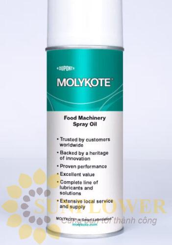 Molykote Spray Oil Food Grade - Dầu bôi trơn dạng phun cho ngành thực phẩm