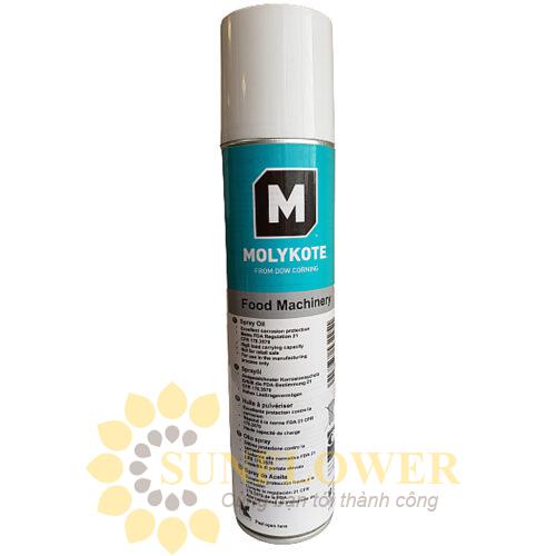 Molykote Spray Oil Food Grade - Dầu bôi trơn dạng phun cho ngành thực phẩm