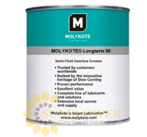 Molykote Longterm 00 Fluid Grease - Mỡ Bôi trơn bánh răng