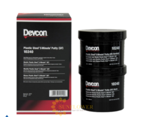 DEVCON PLASTIC STEEL 5 MINUTE PUTTY (SF) 10240