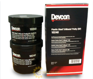 DEVCON PLASTIC STEEL 5 MINUTE PUTTY (SF) 10240