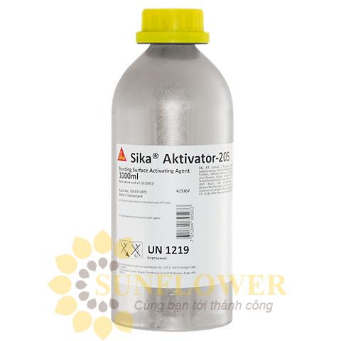 Sika Aktivator-205 - Chất xúc tiến kết dính dựa trên dung môi trong suốt cho bề mặt không xốp