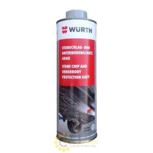 Sơn phủ gầm xám WURTH GRAVEL THROW AND UNDERBODY PROTECTION GREY 1000ml