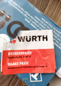 Túi Mỡ Tra Má Phanh Wurth Brake Paste 5.5g