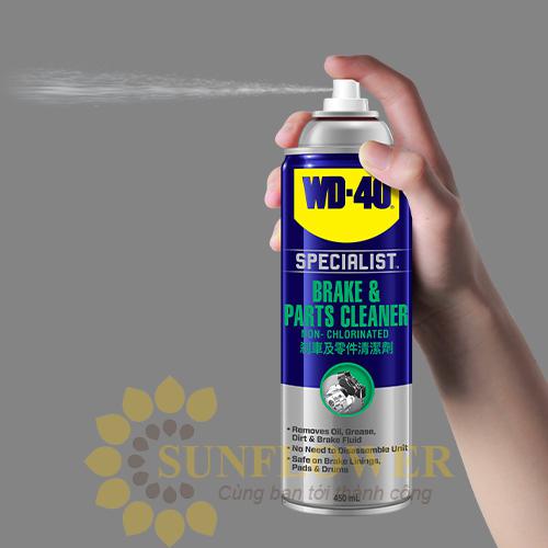 WD-40 BRAKE AND PART CLEANER- Dầu nhờn làm sạch cụm thắng phanh