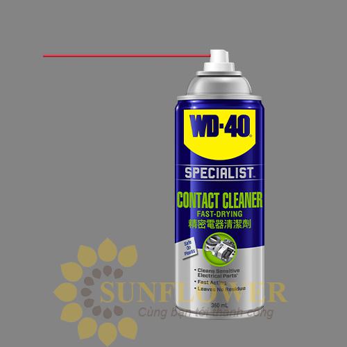 WD-40 FAST DRYING CONTACT CLEANER- Chất làm sạch bề mặt khô nhanh 360ml