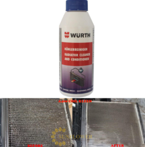 VỆ SINH KÉT NƯỚC LÀM MÁT ĐỘNG CƠ WURTH RADIATOR CLEANER 250ML