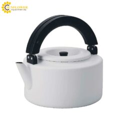Ấm đun nước phẳng tráng men FK-22 màu trắng CB JAPAN EKT4601