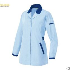 Áo dài tay mùa hè (màu Sax/Navy, 3L, chống tĩnh điện, JIST 8118) AITOZ 5327-007-3L