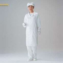 Áo khoác phòng sạch chống bám bụi Unisex Coat L AS ONE 1-6361-04 AS240C L