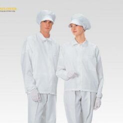 Áo khoác phòng sạch chống bám bụi Unisex Coat M AS ONE 1-6362-04 AS249C M