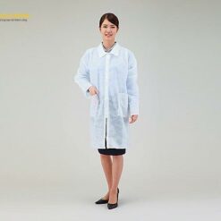 Áo khoác phòng thí nghiệm dùng một lần cho nữ (Tổng chiều dài khoảng 96cm) AS ONE 8-5665-02