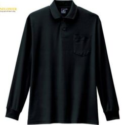 Áo polo dài tay chống tĩnh điện (màu đen, 3L) CO-COS NOBUOKA AS-258-13-3L