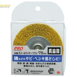Bàn chải bánh xe trục lục giác PZ đồng thau 5398 75mm TAKAGI 1307264