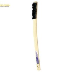 Bàn chải tóc lông lợn cán tre cong 4 dòng 19828 TAKAGI 1076831