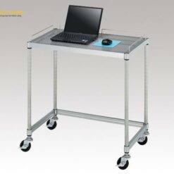 Bàn để máy tính (thép không gỉ SUS304, dẫn điện, đục lỗ, 750 x 450 x 750mm) AS ONE 3-1546-02 AS001-N02