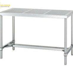 Bàn đột (thép không gỉ (SUS430)), khung chữ H, 1500 x 750 x 800mm) SINKO-LTD PWH-15075