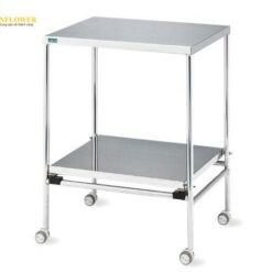 Bàn dụng cụ (có bánh xe, SUS 304, 550 x 300 x 746mm) AS ONE 0-5569-03 NSW-S