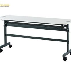 Bàn gấp màu trắng có bánh xe 1800 x 450 x 700mm R. F. YAMAKAWA SHFTL-1845WH