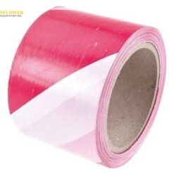 Băng dính PE (màu đỏ/ trắng, 75mm x 100m) RS PRO 763-2049
